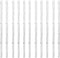 vidaXL - Gaashek - met - palen - 25x1,25 - m - gegalvaniseerd - staal