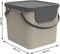 Rotho Afvalbak Albula - 40 ltr - 38,8 x 35,5 x 33,9 cm - kunststof - cappuccino