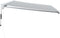 vidaXL - Luifel - uittrekbaar - 5x3 - m - stof - en - aluminium - antraciet - en - wit