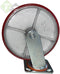Zwenkwiel met rem 200x50 mm - Polyurethaan wiel - 480 KG - Transport wiel
