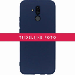 iMoshion Hoesje Geschikt voor Oppo Find X2 Lite Hoesje Siliconen - iMoshion Color Backcover - Donkerblauw