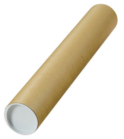 Verzendkoker, ft 50 x 8 cm, bruin 10 stuks