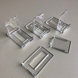 Klika - Schuifstandaard transparant klein 4 stuks - 40 stuks