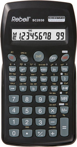 Rebell calculator - SC2030 BX - wetenschappelijk - zwart - RE-SC2030-BX