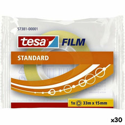 Plakband TESA 15 mm 33 m Transparant (30 Stuks)