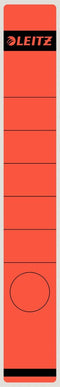 Rugetiket Leitz smal/lang 39x285mm zelfklevend rood - 10 stuks