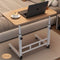 Ceruzo Laptoptafel - Verrijdbare Bedtafel - Verstelbaar 63-87 cm - Houtlook 80x40 cm