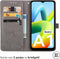 iMoshion Hoesje Geschikt voor Xiaomi Redmi A2 / Redmi A1 Hoesje Met Pasjeshouder - iMoshion Mandala Bookcase - Grijs