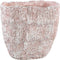PTMD Navia Ovale Bloempot - 30 x 15 x 28 cm - Cement - Roze