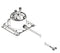 Dornbracht 3504297090 - Plafondinbouwdoos - Verlichting 2 x IG 1/2