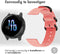 iMoshion Nylon 22 mm bandje – Geschikt voor Garmin Venu 2 / Fenix 7 Pro / 7 / 7s / 6 Pro / 6 / Vivoactive 4 / Polar Grit X Pro / X / Vantage M2 / V2 - Roze