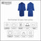 The One Towelling - Badjas - XXL/XXXL - Zacht - Vocht absorberend - Koningsblauw