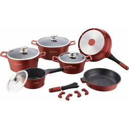 Slowcooker Royalty Line ES2014M 14 Onderdelen 3 Onderdelen Bordeaux rood