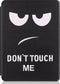 Tablet Hoes Geschikt voor Microsoft Surface Go - Design Trifold Bookcase - Meerkleurig /Don't touch