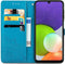 iMoshion Hoesje Geschikt voor Samsung Galaxy M22 / A22 (4G) Hoesje Met Pasjeshouder - iMoshion Mandala Bookcase - Turquoise