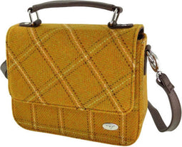 Schoudertas Thurso Mosterd Geel (English Mustard) - 23x24x9 - Harris Tweed - Glen Appin of Scotland