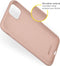Accezz Samsung Galaxy S22 Ultra - Liquid Silicone Backcover - Schokabsorberend - Roze