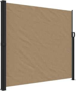 vidaXL - Windscherm - uittrekbaar - 180x300 - cm - taupe