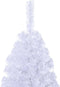vidaXL - Kunstkerstboom - met - dikke - takken - 150 - cm - PVC - wit