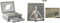 Doos-Juwelenkistje DKD Home Decor 17,5 x 13 x 8 cm Zilverkleurig Hout Aluminium Groen