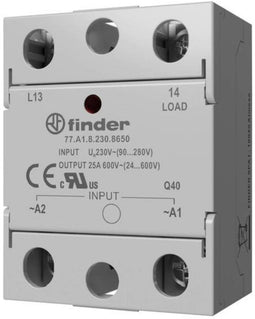 Finder Halfgeleiderrelais 77A190248650 25 A Schakelspanning (max.): 660 V/AC Schakelend bij overbelasting 1 stuk(s)