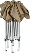 vidaXL - Partytent - inklapbaar - zeshoekig - 3,6x3,1 - m - taupe - 220 - g/m²