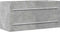 vidaXL - Wastafelkast - 100x38,5x48 - cm - spaanplaat - betongrijs
