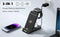30W 3 In 1 Draadloze Oplader Standaard geschikt voor Iphone 14 12 - Apple Watch - Snel Opladen Dock Station- Wit