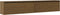 vidaXL - Wandkasten - 2 - st - 100x30x35 - cm - massief - grenenhout - honingbruin