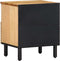 vidaXL - Nachtkastjes - 2 - st - 40x33x46 - cm - massief - mangohout - bruin