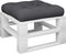 vidaXL - Palletkussen - 50x50x12 - cm - stof - zwart