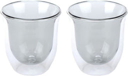 La Cafetière Koffieglas Core 220ml Dubbelwandig Grijs 2 Stuks