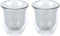 La Cafetière Koffieglas Core 220ml Dubbelwandig Grijs 2 Stuks