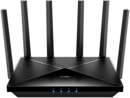 Cudy BE11000 - Tri-Band Wi-Fi 7 Mesh Router - 2.5G Ethernet - Zwart