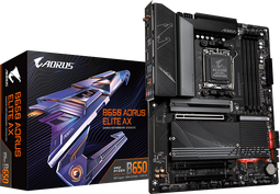 Gigabyte B650 AORUS ELITE AX (rev 1.0) - Moederbord - AMD AM5 - Wi-Fi 6 - ATX