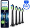 Philips Sonicare Optimal White W2 - Opzetborstels - Verwijdert tot 7x meer tandplak - Zwart (4 stuks)