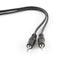 Gembird CCA-404-2M - Audiokabel 3.5mm - 200cm - Zwart