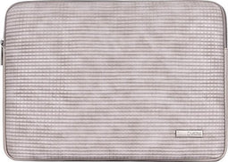 Laptophoes 14 Inch GV - Hoes Geschikt voor o.a MacBook Pro 15 inch 2016-2019 - Laptop Sleeve - Case - Beige