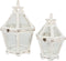 Outdoor Living lantaarn Sierra Nevada - wit hout