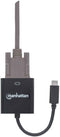 Manhattan 151771 - USB-C naar VGA Adapter - Plug & Play - Zwart