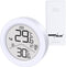 GreenBlue GB162 - Draadloze weerstation - Temperatuur IN/OUT - Klok - Bereik tot 60 m - Wit