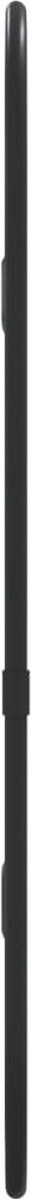 vidaXL - Wandspiegel - 40x15 - cm - ovaal - zwart