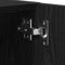 vidaXL - Zwarte - Eiken - Wandkast - - - 60x30x60 - cm, - Gemaakt - van - Bewerkt - Hout