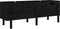 vidaXL - Plantenbak - verhoogd - 160x50x57 - cm - massief - grenenhout - zwart