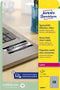 Avery Zweckform L6009-8 - Etiketten typeplaatjes 45,7 x 21,2 mm - Robuust en permanent hechtend - Zilver (384 stuks)