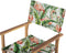 CINE - Tuinstoel set van 2 - Roze/Lichthout/Flamingo - Polyester