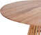 Eettafel MESILLA Bruin 120 cm 120 cm Acaciahout