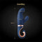 G Vibe - Gentley - Rabbit Vibrator - G-Spot en Clitoris Stimulatie - Siliconen - Blauw/Goud