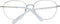 Sandro SD4021 53920 bril zonder sterke - Dames - Zilverkleurig