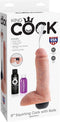 Pipedream King Cock Squirting Cock Dildo - 8 Inch - Flesh